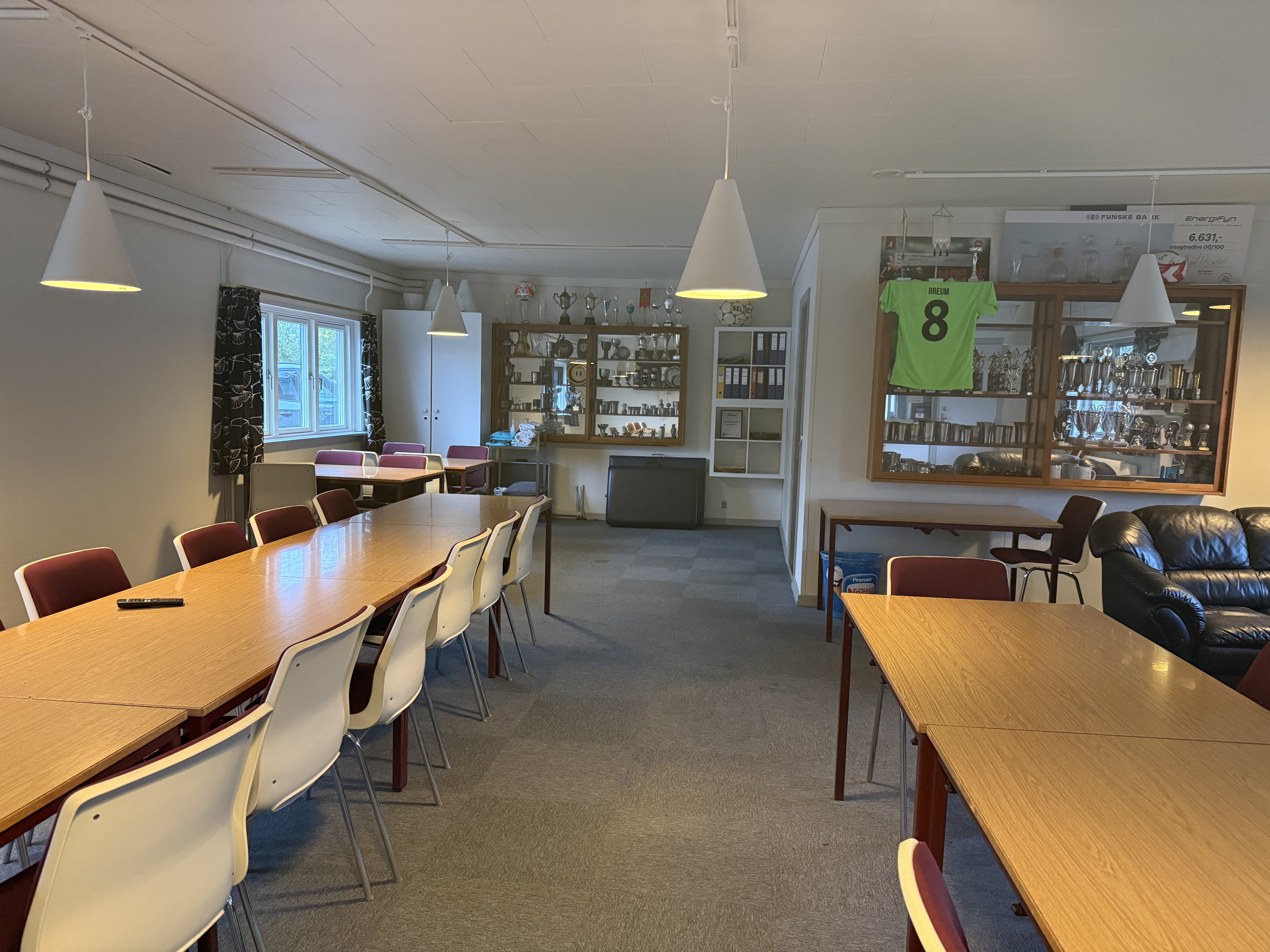 Faciliteter i klubhuset